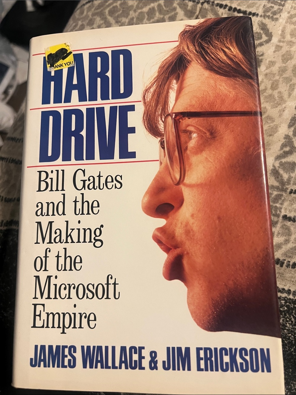 Hard Drive by James Wallace & Jim Erickson - White & Blue Hardcover